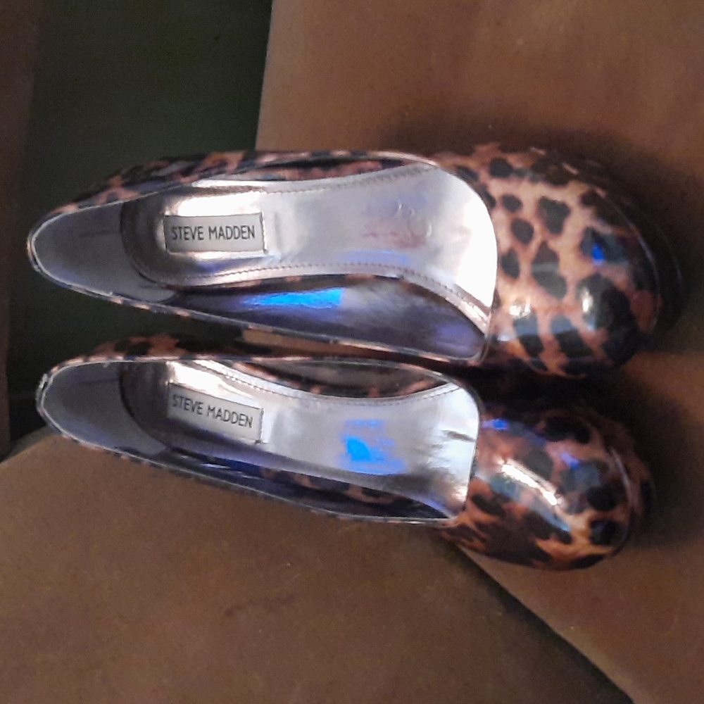 Steve Madden tortis/leopard print heels